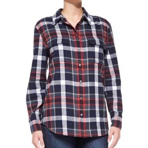 Equipment Flannel Plaid Cotton Button Down Shirt